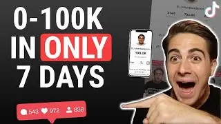 HOW TO GET 100K FOLLOWERS ON TIKTOK IN 7 DAYS *new algorithm method*