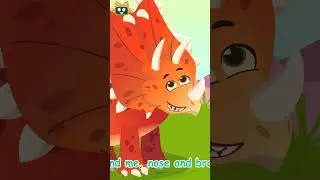 🦖The Most Interesting Dinos | Pentaceratops #shorts #nurseryrhymes #kidssongs | Miniyo Kids