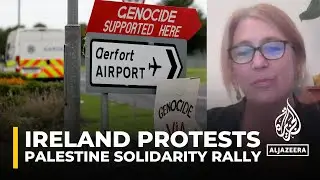 Ireland-Palestine solidarity rally: Protesters say weapons for Israel transit Ireland