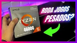 O PROCESSADOR COM MELHOR CUSTO BENEFÍCIO DO BRASIL RODA JOGOS PESADOS? RYZEN 5 4600G TESTE MÁXIMO!