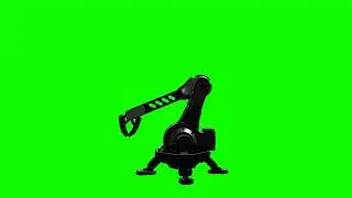 FREE HD Green Screen ROBOT ARM MOVING ABOUT