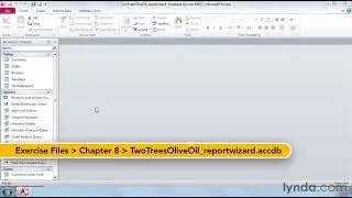 Access Tutorial - How to create a report