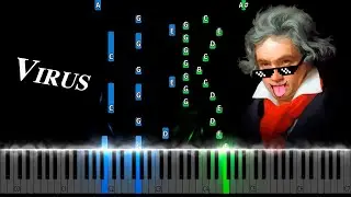 99.9% Cant play This! Beethoven Virus  - BanYa Piano Tutorial