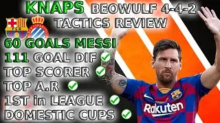 UNBEATEN BEOWULF 4-4-2 | 60 GOAL MESSI | Football Manager 2020 tactics | FM20 Tactics | FM20