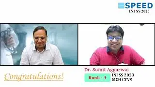 Right app for INI SS Surgery | By Dr Sumit Aggarwal., 1st Rank, MCH CTVS - INI SS Apr' 2023