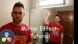 MIRROR EFFECT TUTORIAL - How to create the mirror effect in Davinci Resolve