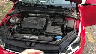 VOLKSWAGEN GOLF ADDING WINDSHIELD WASHER FLUID - HOW TO