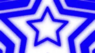 White and Blue Y2k Neon LED Lights Star Background || 1 Hour Looped HD