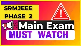 SRMJEEE 2021 Phase 2 Main Exam | Software | Cheating ? Administrator password