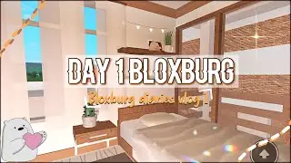 Bloxburg diaries Moving into a town with my brother | Bunny Blox