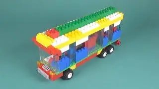 Lego Bus (004) Building Instructions - LEGO Classic How To Build - DIY