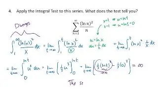 The Divergence and Integral Tests (OpenStax Calculus, Vol. 2, Section 5.3)