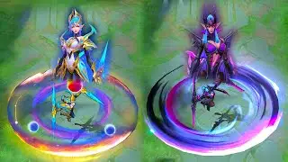 Karina Revamp Zodiac Gemini Halo VS Doom Duelist Epic Skin Comparison