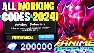 *NEW* ALL WORKING CODES FOR ANIME DEFENDERS IN JUNE 2024! ROBLOX ANIME DEFENDERS CODES