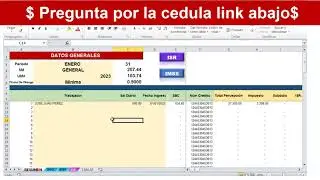 🔥 Calculo Nómina Semanal, Quincenal, Mensual,  DETERMINACION de cuotas IMSS e ISR 2024 ❤️  (12)