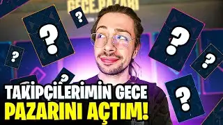 Takipçilerimin GECE PAZARLARINI açıp, SKİN aldırttım! | Valorant