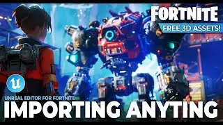 IMPORT ANYTHING into Fortnite! Add CUSTOM 3D Model & Texture 🕹️2024 UEFN tutorial🕹️