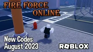 Roblox Fire Force Online New Codes August 2023