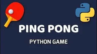 Python Pong Game | How to make a game in Python | Python game tutorial for beginners