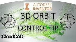 3D Orbit, stop the model shooting off screen! | Autodesk Inventor