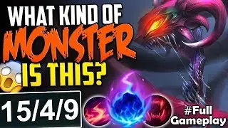 WHAT KIND OF MOSTER IS THIS?? | New Runes ChoGath vs Shen TOP RANKED SEASON 8 Gameplay