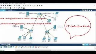 How To Configuration Cisco Switch  Basic to Advanced | Cisco Switch Assign IP Address