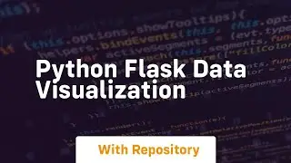 python flask data visualization