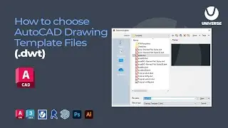 How to choose AutoCAD Drawing Template (.dwt) / File location , How to open !