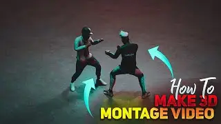 How To Make Free Fire 3D Montage Video🔥👑|| How To Add Light,Text,Texture In Blender Tutorial 🔥