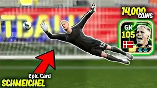 Review 105 SCHMEICHEL Epic Double Booster Card - The Best GK in eFootball 2025…? 🧤🔥