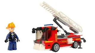 How to Build LEGO Fire engine - Sluban M38-B0966