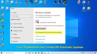 FIX: Your organization has turned off automatic updates error in Windows 10