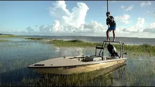 Tidal Flow Fishing! ( Push Pole )