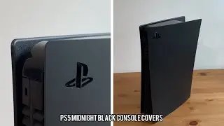 NEW PS5 Midnight Black Console Covers