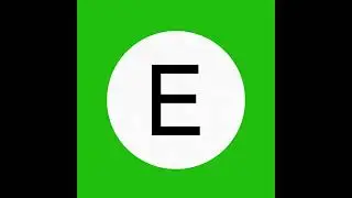 E, Alphabet E, ABCD, Green Screen Free Video, Green Screen, Chroma Key Background #greenscreen