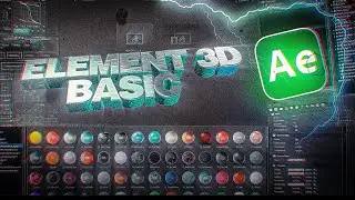 BASIC 3D TEXT OUTRO FOR BEGINNERS. AFTER EFFECTS(TEXT). #element3d #aftereffectstutorial