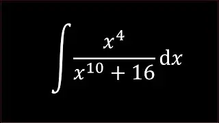 Integral - Integrate x^4/(x^10+16) dx