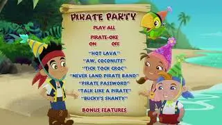 Jake and the Never Land Pirates: Yo Ho, Mateys Away! Menu Walkthrough