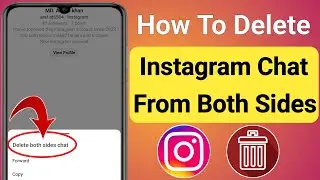 How To Delete Instagram Chat From Both Sides (New 2023) | Delete Instagram Messages From Both Side