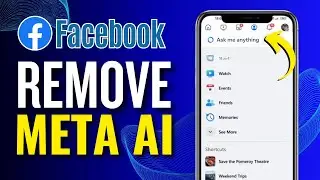 How To Remove Meta AI From Facebook - Delete Meta AI On Facebook - Turn Off Meta AI Facebook