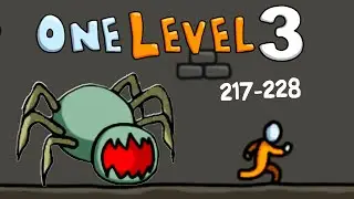 БОСС ПАУК - Стикмен побег из тюрьмы прохождение логической игры ONE LEVEL 3.