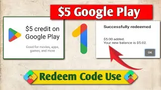 Google One $5 Google Play Redeem | How to Google Play Redeem Code