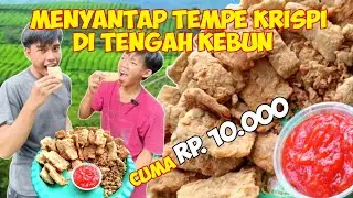 BIKIN NAGIH!!! Tempe krispi super kriuk di cocol saos pedas!