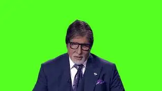 Amitabh Bacchan welcome to KBC intro GREEN screen