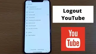 How to Logout of YouTube Account on iPhone | Sign out of Youtube Account