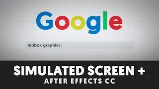 How to Simulate Computer Screen in After Effects Tutorial - T056
