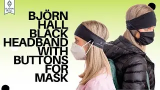 BJÖRN HALL Headband With Buttons For Mask - Perfect For Male or Female, Nurses Doctors & Med Student