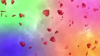 Particle Background Love & Heart Animation Effects