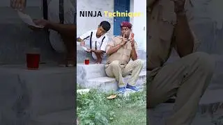 Ninja Technique !! Chor vs Police #shorts #funny #comedy #ninja