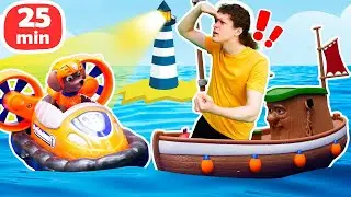 Щенячий Патруль спасают пассажиров корабля! 🌊🛳️ Хаос в городе! Мультики для детей про игрушки